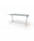 Sitz-Steh-Schreibtisch se:lab e-desk, elektrisch höhenverstellbar, 65-128cm (H), 160x80cm (BxT), rechteckig, fjordgrün / weiß