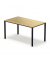 Schreibtisch temptation four, 74cm (H), 140x80cm (BxT), rechteckig, eiche / schwarz