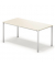 Schreibtisch temptation four, 74cm (H), 160x80cm (BxT), rechteckig, weiß / weiß