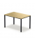 Schreibtisch temptation four, 74cm (H), 120x80cm (BxT), rechteckig, eiche / schwarz