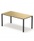 Schreibtisch temptation four, 74cm (H), 160x80cm (BxT), rechteckig, eiche / schwarz
