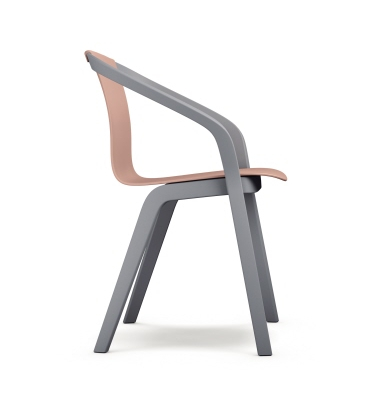 Sedus Stuhl se:mood md-223/004 basalt gr/rosa