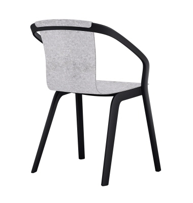 Sedus Stuhl se:mood md-223/008 sw/Filz hl.gr