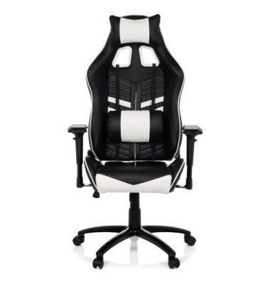 HJH OFFICE Bürodrehstuhl LEAGUE PRO Gaming 729200 schwarz/weiss