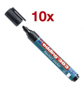 Flipchart-Marker 383, 655TFEN, Pack, schwarz, 1-5mm Keilspitze