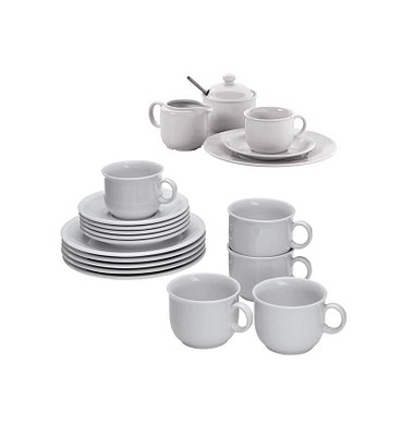 Seltmann Weiden Kaffeeservice Compact weiß 20-tlg.