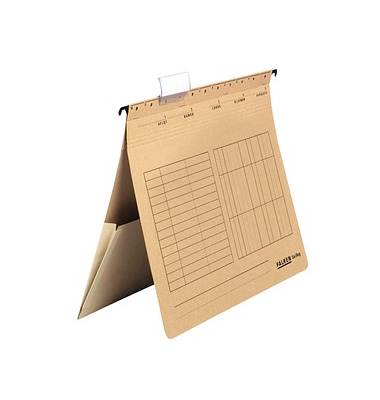 Hängehefter UNIREG 10106219, A4 natronbraun Karton 230g