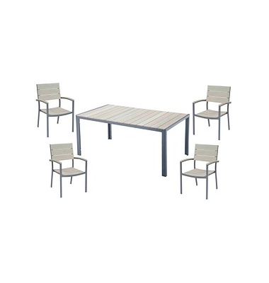 Garden Pleasure Sitzgruppe Olivia grau
