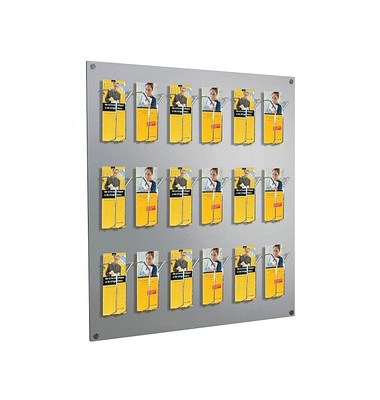 Kerkmann Wandprospekthalter Fokus alu 1/3 DIN A4 Kerkmann Wandprospekthalter Fokus alu 1/3 DIN A4
