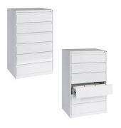 CP C 2000 Acurado Karteischrank verkehrsweiß mit 6 Schubladen 78,7 x 59,0 x 135,7 cm