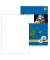 Schulheft 040416020 Style, Lineatur 20 / blanko, A4, 80g, blau, 16 Blatt / 32 Seiten