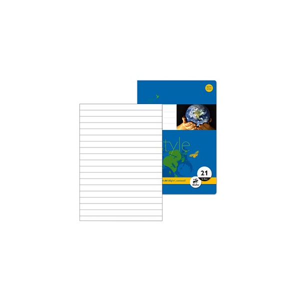 9002244550885 - Schulheft 040416021 Style Lineatur 21 liniert A4 80g blau 16 Blatt 32 Seiten 9002244550885 10 Stück 9002244550885 - Schulheft 040416021 Style Lineatur 21 liniert A4 80g blau 16 Blatt 32 Seiten 9002244550885 10 Stück