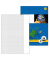 Schulheft 040416026 Style, Lineatur 26 / kariert mit weißem Rand, A4, 80g, blau, 16 Blatt / 32 Seiten