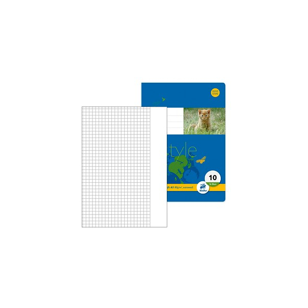 9002244554081 - Schulheft 040516010 Style Lineatur 10 kariert mit weißem Rand A5 80g blau 16 Blatt 32 Seiten 9002244554081 10 Stück 9002244554081 - Schulheft 040516010 Style Lineatur 10 kariert mit weißem Rand A5 80g blau 16 Blatt 32 Seiten 9002244554081 10 Stück