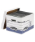 Archivcontainer System Standard 0026101, A4, wei&szlig;/blau, innen 39x33,3x28,5cm (TxBxH), Recyclingkarton