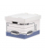 Archivbox Bankers Box 0026101, A4, weiß/blau, innen 35x29,3x37cm, Karton
