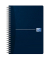 Notizbuch 100102938, Office Essentials Spiralbuch, farbig sortiert, A5, kariert, 90g, 90 Blatt / 180 Seiten