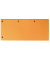 Trennstreifen 400014013 Duo orange 160g gelocht 24x10,5cm 