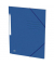 Eckspannmappe TOP FILE+ 400116324, A4 blau Karton 390g, f&uuml;r ca. 200 Blatt, mit 3 Einschlagklappen
