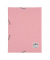 Eckspannmappe TOP FILE+ 400116353, A4 pastell-rosa Karton 390g, mit 3 Einschlagklappen