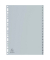Kunststoffregister Forever 1931E, 1 bis 31, A4, 130µm, graue Taben, 31-teilig