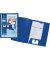 Pr&auml;sentationsmappe Kreacover blau mit 2 Klappen