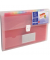 F&auml;chermappe 55298E A4 mit 13 F&auml;chern 13-teilig blanko / A-Z / Jan-Dez Kunststoff transparent/bunt