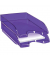 Briefablage Pro Happy 1002000771 A4 / C4 violett-transparent Kunststoff stapelbar