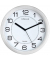 Wanduhr ATTRACTION 400094404 +Battterie metallgrau