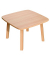 Beistelltisch Woody, 40cm (H), 60x60cm (BxT), quadratisch, buche / braun