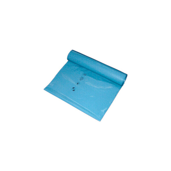Certeo - premium - Abfallsäcke 120L 40my Typ 60 800x1000mm blau 10 Rollen  Mülltüten Müllsack Müllbeutel Abfallbeutel-sack