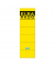 R&uuml;ckenschilder 100420949, gelb, breit/kurz, 59x190mm, selbstklebend, permanent 