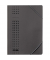 Eckspannmappe chic 400010101, A4 anthrazit Recyclingkarton 320g, f&uuml;r ca. 150 Blatt  (80 g/m&sup2;)