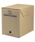 Archivcontainer tric system 100421092, A4, braun, innen 30,8x23,6x33,3cm, Karton