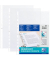 Prospekthüllen 400005473 Standard, A4 transparent genarbt, oben offen, 0,08mm