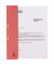 &Ouml;senschmalhefter Smart Line - Serie 100091776, A4 rot ohne Vorderdeckel, Karton 250g