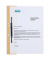 Heftstreifen lang 100091149, 6x30,5cm (BxH), Recyclingkarton mit Metalldeckleiste, chamois