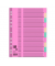 Kartonregister 400011409, 10-teilig blanko, A4, 110 g/m², farbige Taben, 10-teilig