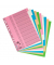Kartonregister 400011409, 10-teilig blanko, A4, 110 g/m², farbige Taben, 10-teilig