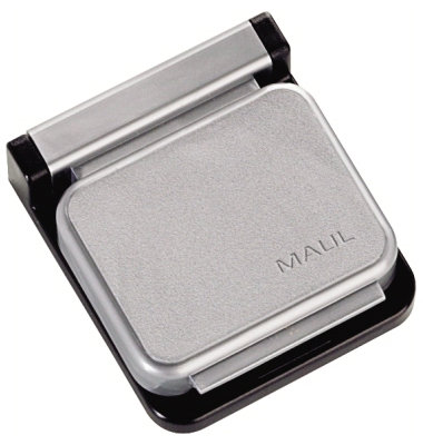 Zettelhalter Magnetclip S 6240094 4x3,6cm silber Kunststoff selbstklebend