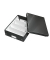 Aufbewahrungsbox Click & Store WOW 6058-00-95, 8 Liter, mit Deckel, au&szlig;en 370x280x100mm, Karton schwarz
