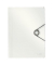 Eckspannmappe Solid 4563 4563-10-01, A4 wei&szlig; Polypropylen (PP) 250g, mit 3 Einschlagklappen