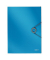 Eckspannmappe Solid 4563 4563-10-30, A4 hellblau PP, mit 3 Einschlagklappen
