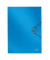 Eckspannmappe Solid 4563 4563-10-30, A4 hellblau PP, mit 3 Einschlagklappen