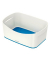 Aufbewahrungsbox MyBox 5257-10-36, 3 Liter, für A5, außen 246x160x98mm, Kunststoff weiß/blau