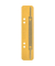 Heftstreifen kurz 3710-00-15, 35x158mm, Kunststoff mit Kunststoffdeckleiste, gelb