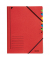 Ordnungsmappe 3907-00-25, I-VII, rot, A4, 7 F&auml;cher