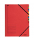 Ordnungsmappe 3907-00-25, I-VII, rot, A4, 7 F&auml;cher