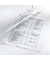 Prospekth&uuml;llen Premium 4784-00-03, A4 transluzent genarbt, oben & links offen, 0,12mm
