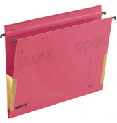 Hängetasche SERIE 18, Manila(RC), 320g/m², seitl. Frösche, A4, rot